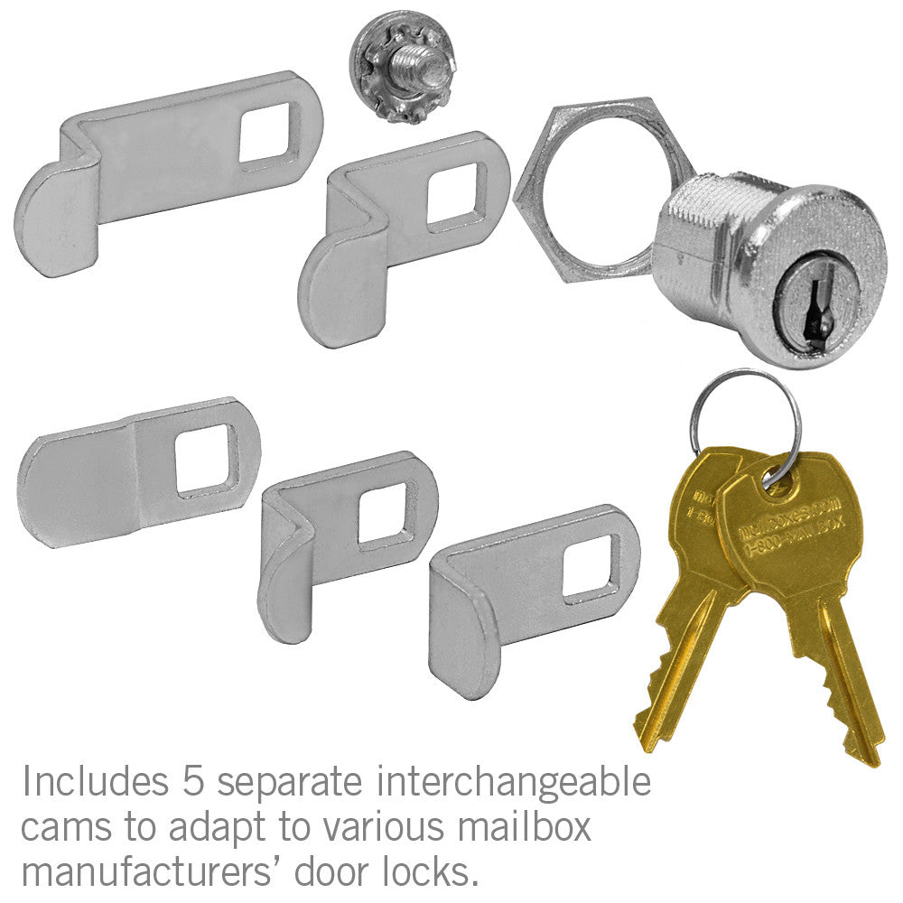 Salsbury Industries Universal Lock with for 4B+ Horizontal and Vertica