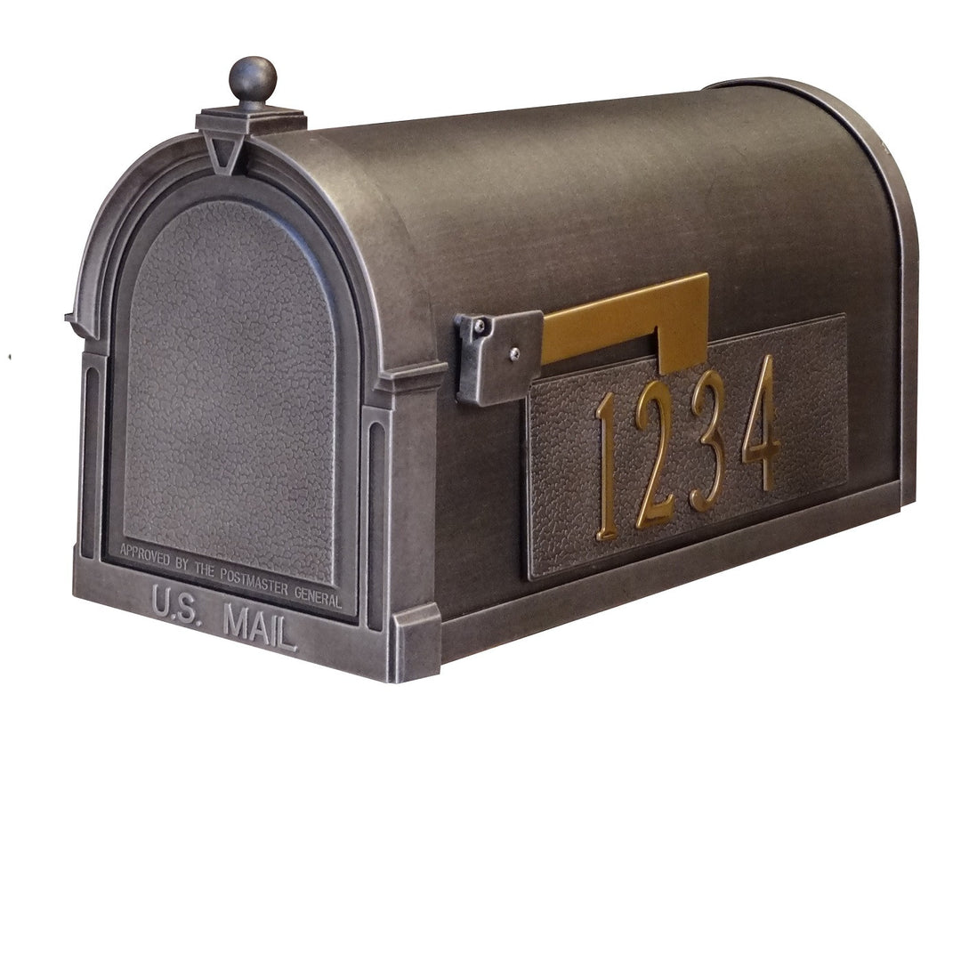 Special Lite Products Berkshire Curbside Mailbox with Side Numbers