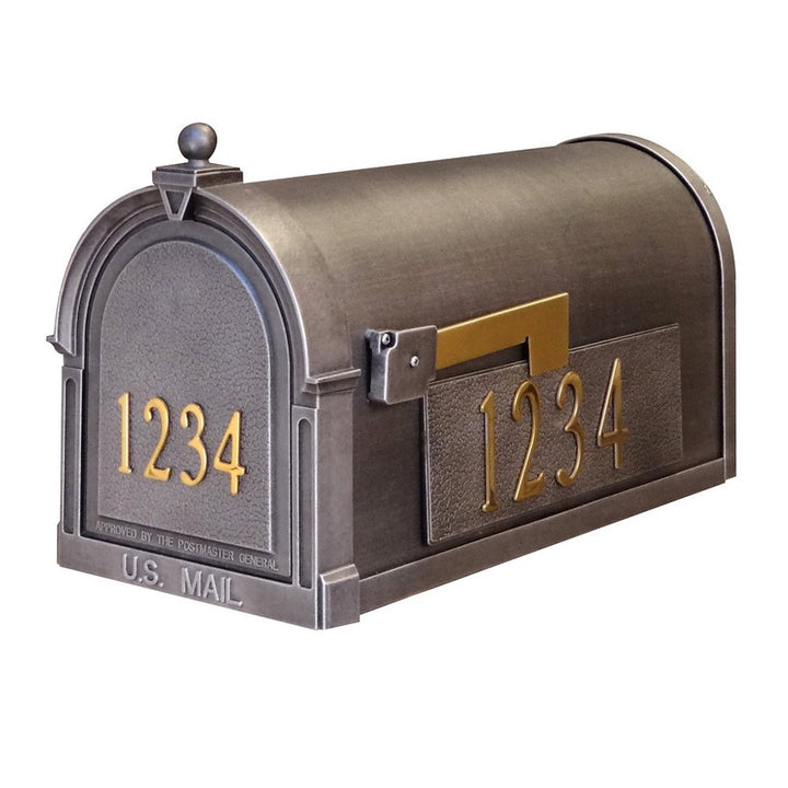Special Lite Custom Mailbox in Swedish Silver