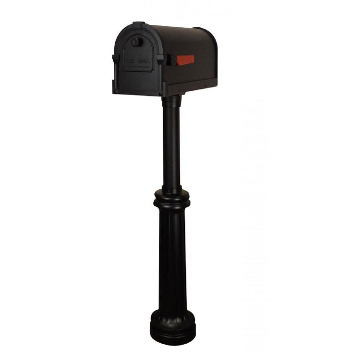 Special Lite Products Savannah Curbside Mailbox with Bradford Direct Burial Mailbox Post